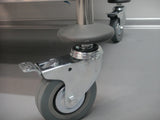 SARO 2-Shelf Stainless Steel Waiter's Trolley, Model FELIX 